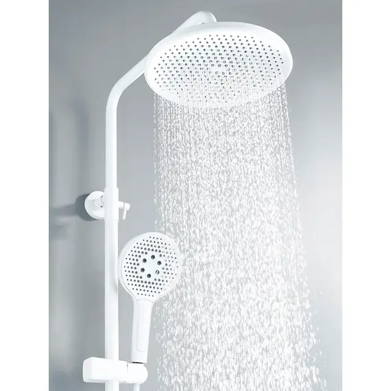 Душевая система со смесителем и тропическим душем Rose R3936C, изображение 8
