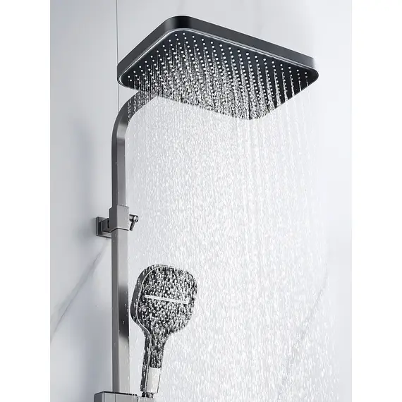 Душевая система с тропическим душем и смесителем Rose R1056T, изображение 8