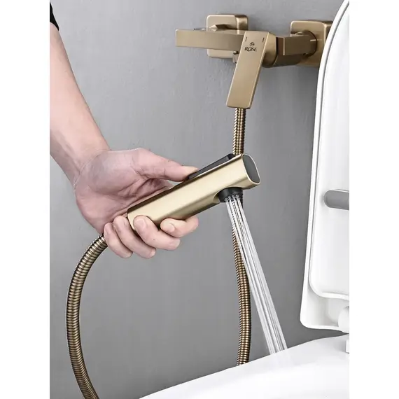 Гигиенический душ со смесителем для туалета (биде) Rose R1805G-1, изображение 13