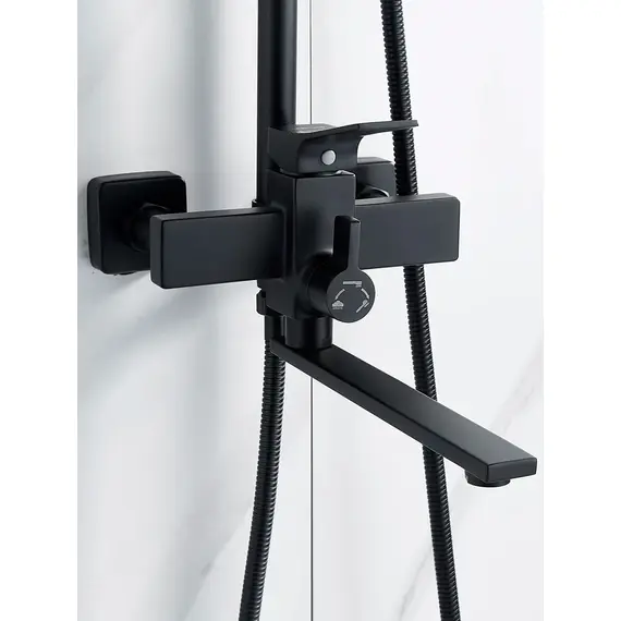 Душевая система с тропическим душем и смесителем Shevanik S6136H, изображение 18