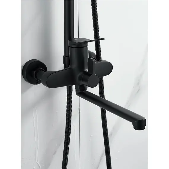 Душевая система с тропическим душем и смесителем Shevanik S6236H, изображение 19