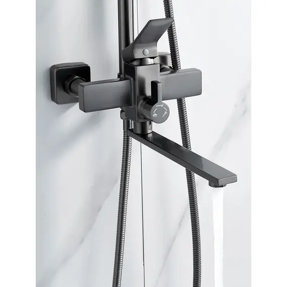 Душевая система с тропическим душем и смесителем Shevanik S6136T, изображение 19