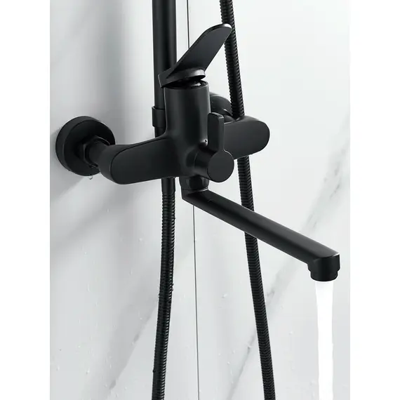 Душевая система с тропическим душем и смесителем Shevanik S6236H, изображение 20