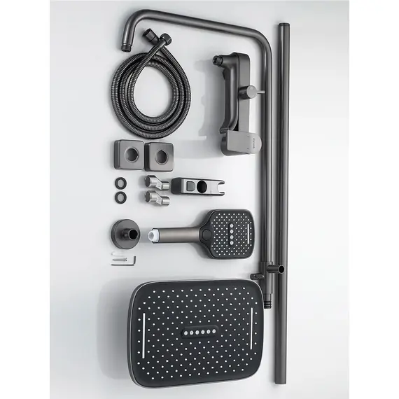 Душевая система с тропическим душем и смесителем Shevanik S4136T, изображение 27