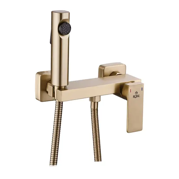 Гигиенический душ со смесителем для туалета (биде) Rose R1805G-1, изображение 27