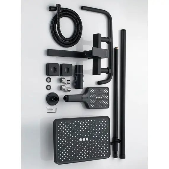 Душевая система с тропическим душем и смесителем Shevanik S6136H, изображение 28