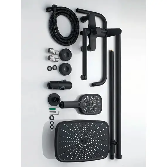 Душевая система с тропическим душем и смесителем Shevanik S6236H, изображение 28