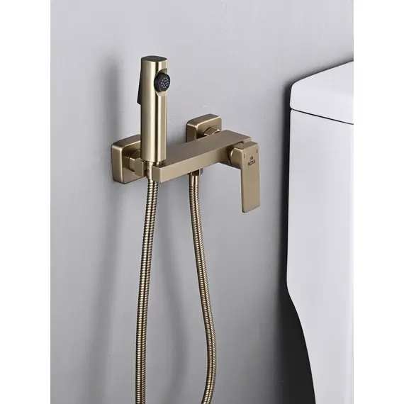 Гигиенический душ со смесителем для туалета (биде) Rose R1805G-1, изображение 2