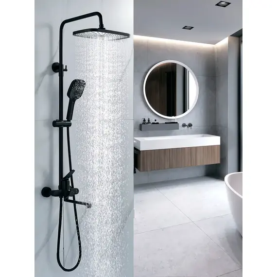 Душевая система с тропическим душем и смесителем Shevanik S6236H, изображение 2