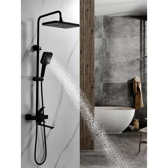 Душевая система с тропическим душем и смесителем Shevanik S6136H, изображение 3