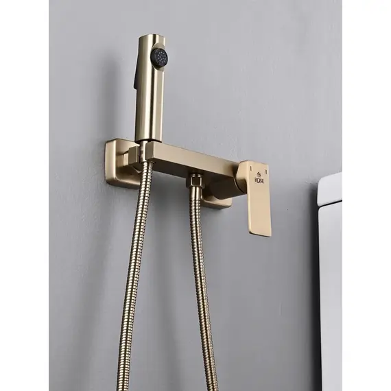 Гигиенический душ со смесителем для туалета (биде) Rose R1805G-1, изображение 4