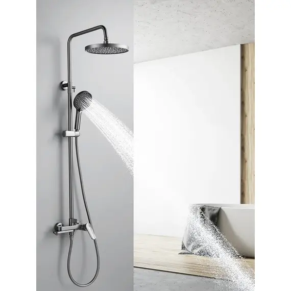 Душевая система с тропическим душем и смесителем Shevanik S4336T, изображение 4