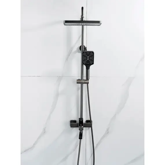 Душевая система с тропическим душем и смесителем Shevanik S6136T, изображение 5