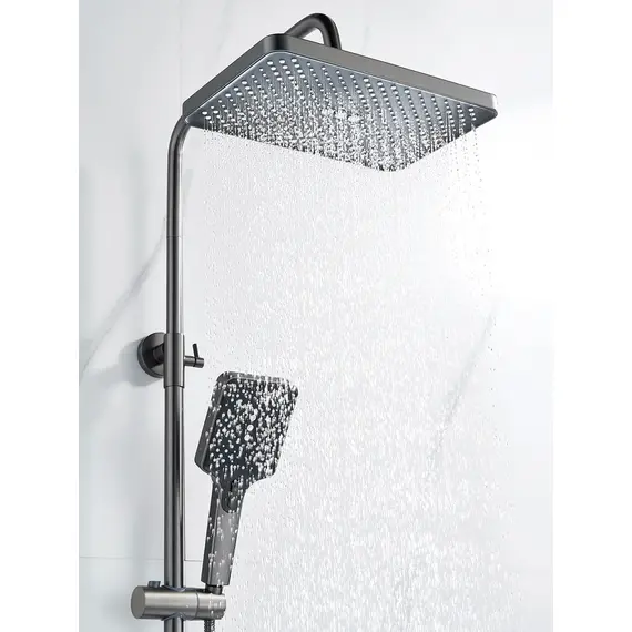 Душевая система с тропическим душем и смесителем Shevanik S6136T, изображение 8