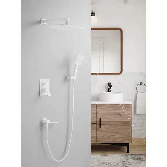 Душевая система скрытого монтажа комплект с душем Shevanik S4035C, изображение 4