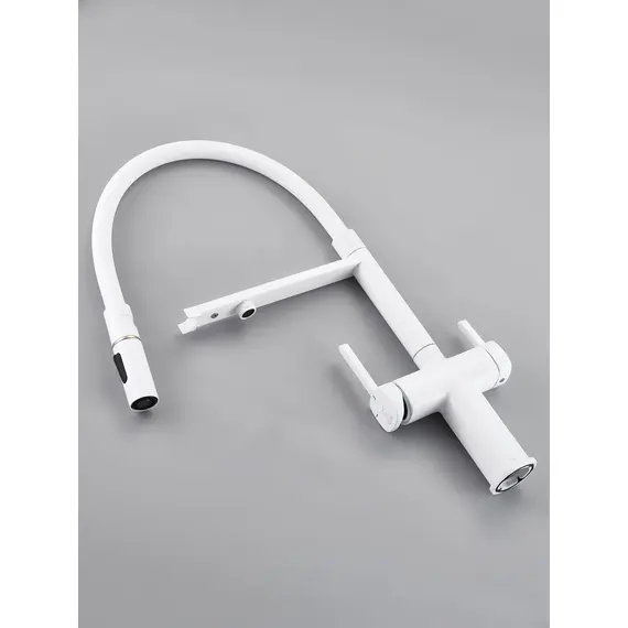 Смеситель для кухни с гибким изливом и фильтром Rose R358C, изображение 3