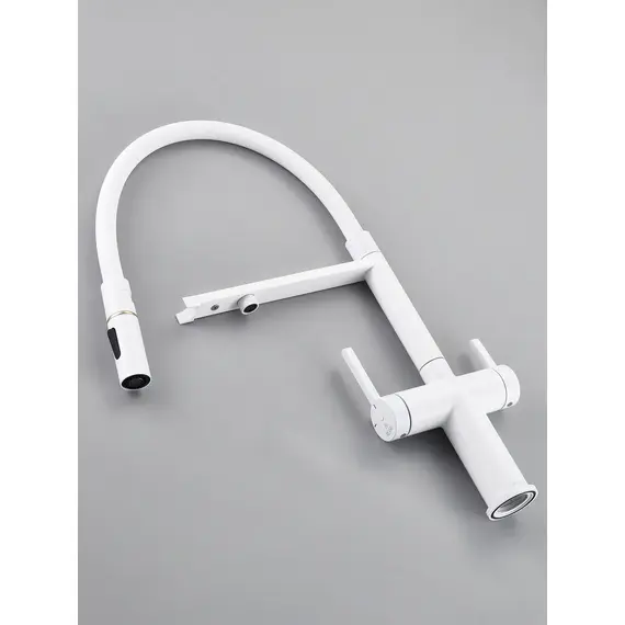 Смеситель для кухни с гибким изливом и фильтром Rose R458C, изображение 3