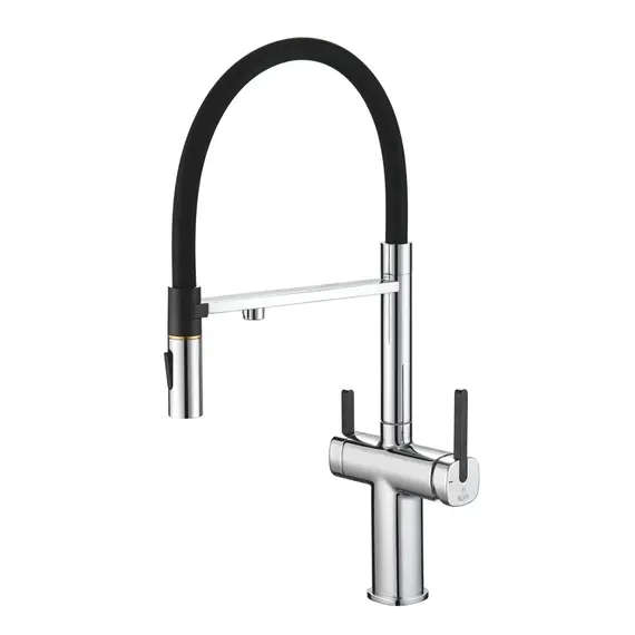 Смеситель для кухни с гибким изливом и фильтром Rose R358, изображение 6