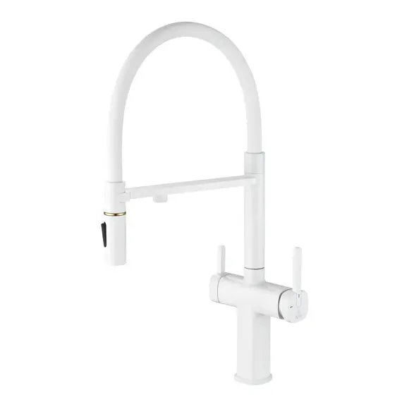 Смеситель для кухни с гибким изливом и фильтром Rose R358C, изображение 6