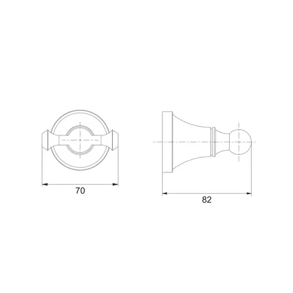 Двойной крючок Rose RG1921E, изображение 2