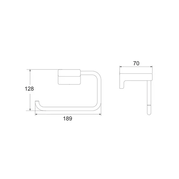 Держатель для бумажного полотенца Rose RG1806T, изображение 2