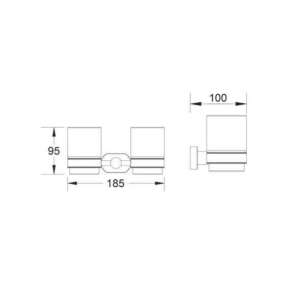 Стаканы для зубных щеток Shevanik SG5122T, изображение 2