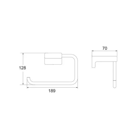 Держатель для бумажного полотенца Rose RG1806H, изображение 2