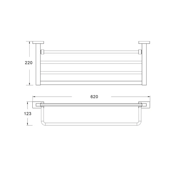 Полка для полотенец Shevanik SG5608C, изображение 4
