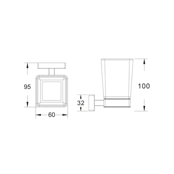 Стакан для зубных щеток Shevanik SG5612G, изображение 6