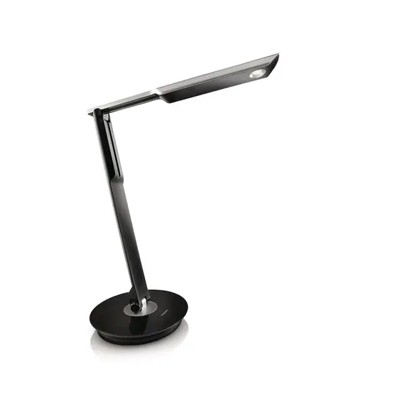 Черная светодиодная настольная лампа Philips Mallet 67420/30/16, изображение 6