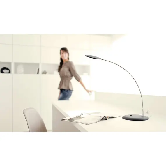 Черный светодиодный настольный светильник Philips Lollypop 42221/30/16, изображение 2