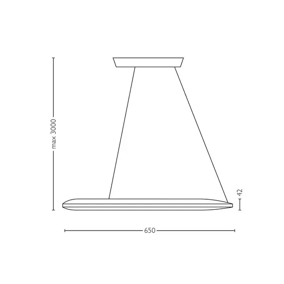Белый светодиодный подвесной светильник Lirio Ecliptic 40755/31/LI, изображение 3