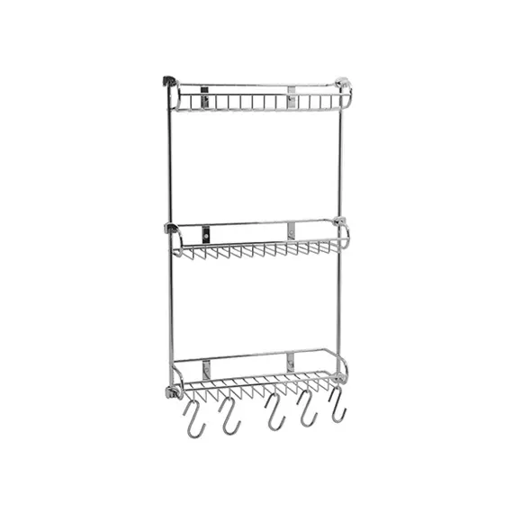 Полка металлическая тройная прямая WasserKRAFT K-1433