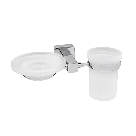 Держатель стакана и мыльницы WasserKRAFT Lippe K-6526