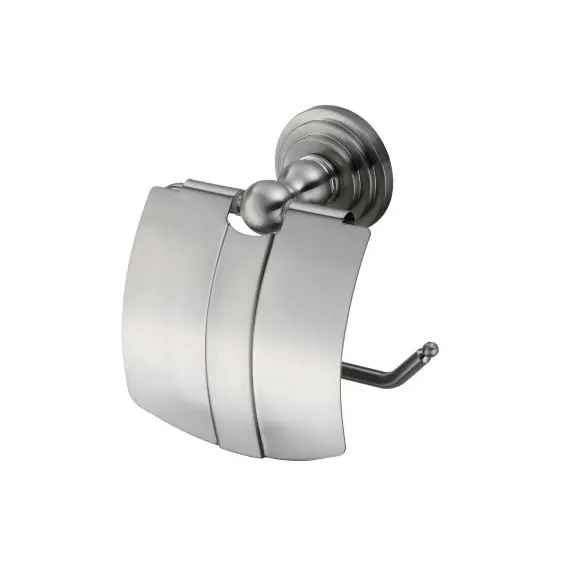 Держатель туалетной бумаги с крышкой WasserKRAFT Ammer K-7025