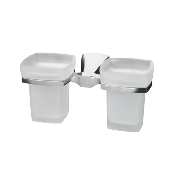 Подстаканник двойной стеклянный WasserKRAFT Wern K-2528D