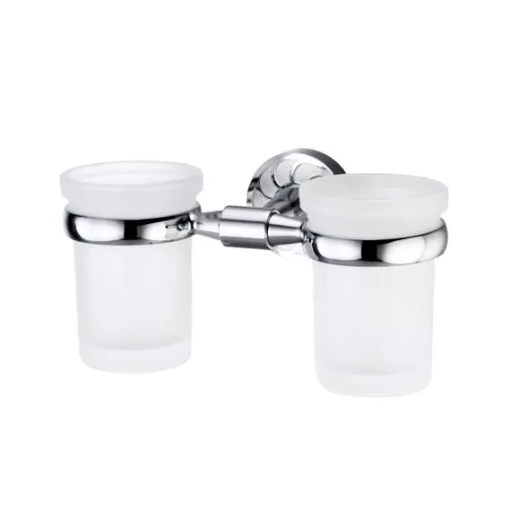 Подстаканник двойной стеклянный WasserKRAFT Isen K-4028D