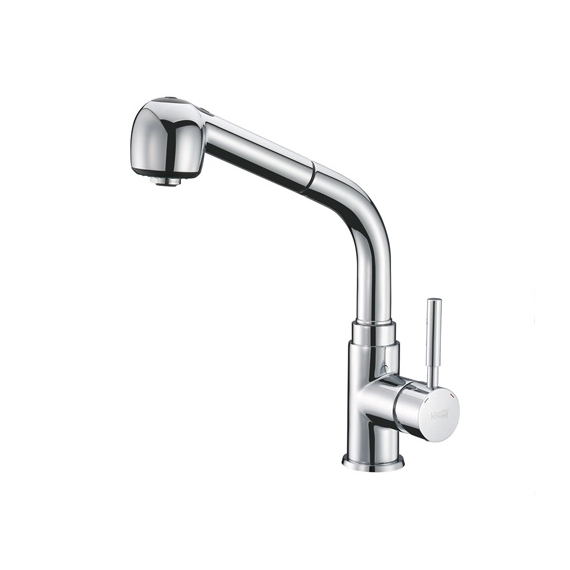 Смеситель для кухни с выдвижной лейкой WasserKRAFT Main 4166