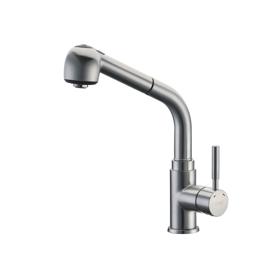 Смеситель для кухни с выдвижной лейкой WasserKRAFT Wern 4266