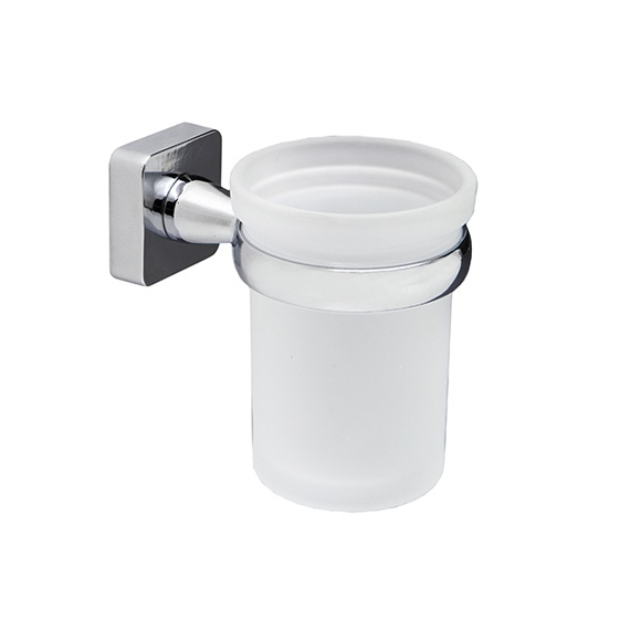 Стакан для зубных щеток стеклянный WasserKRAFT Lippe K-6528