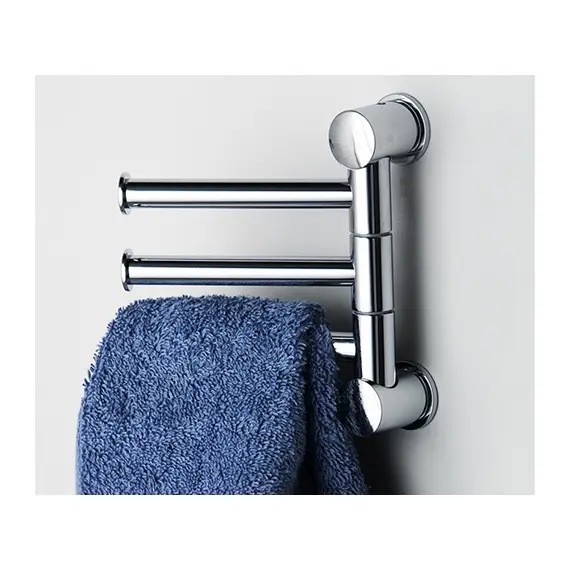 Держатель полотенец тройной поворотный короткий WasserKRAFT K-1053, изображение 2