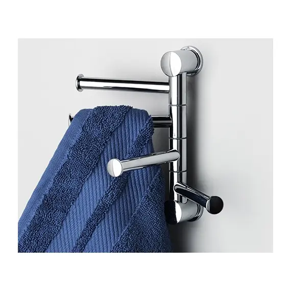 Держатель полотенец 4-ной поворотный короткий WasserKRAFT K-1054, изображение 2