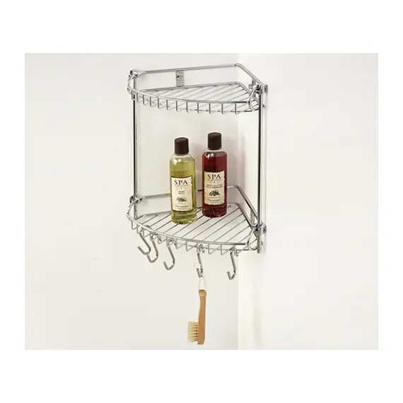 Полка металлическая двойная угловая WasserKRAFT K-1222, изображение 2