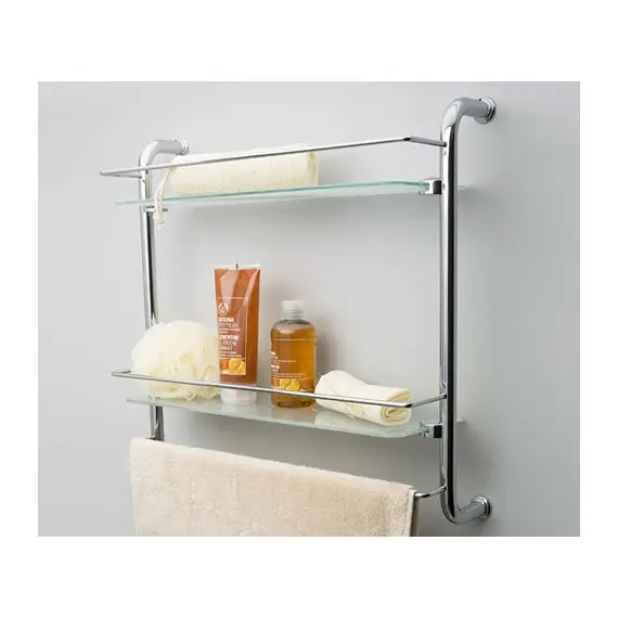 Полка стеклянная двойная WasserKRAFT K-2022, изображение 2