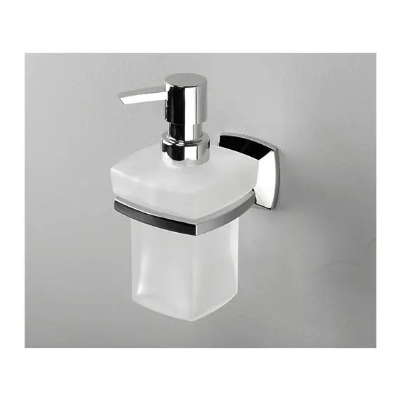 Дозатор для жидкого мыла стеклянный 230 ml WasserKRAFT Wern K-2599, изображение 2