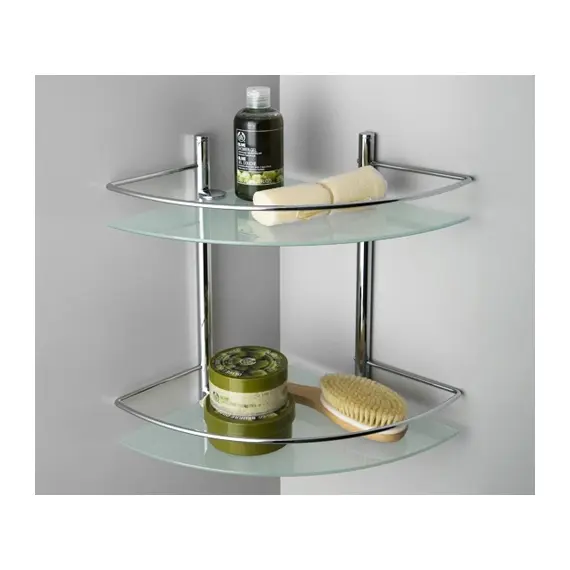 Полка стеклянная двойная угловая WasserKRAFT K-3122, изображение 2