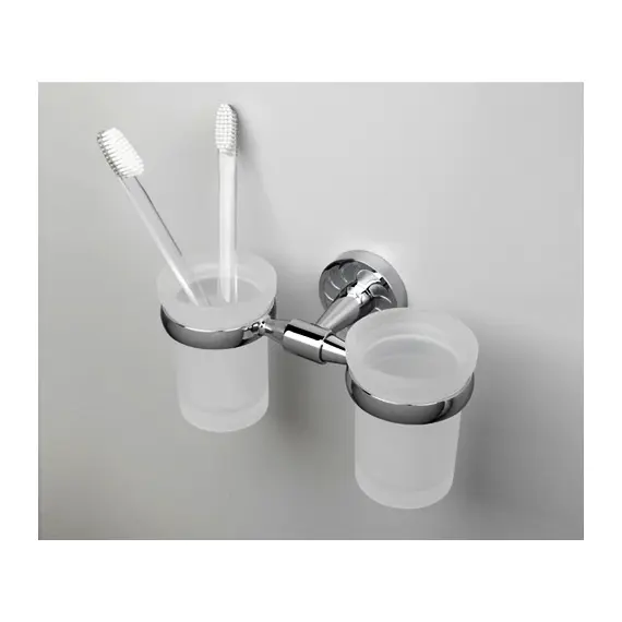 Подстаканник двойной стеклянный WasserKRAFT Isen K-4028D, изображение 2