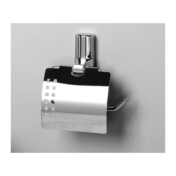 Держатель туалетной бумаги с крышкой WasserKRAFT Leine K-5025, изображение 2