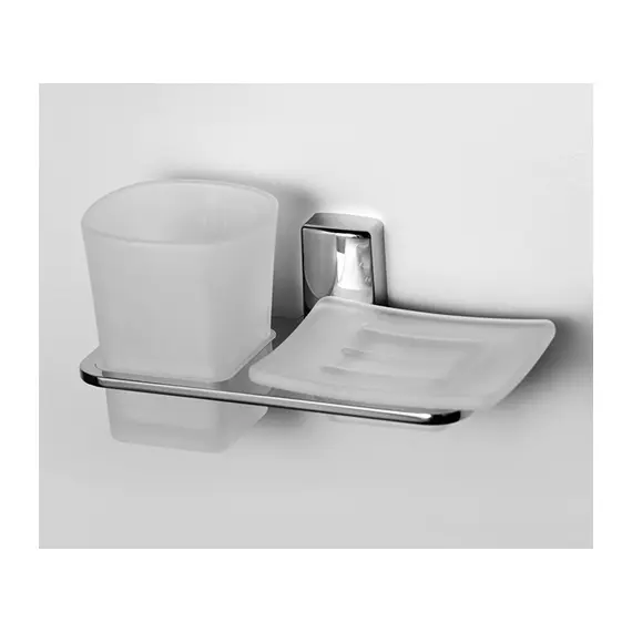 Держатель стакана и мыльницы WasserKRAFT Leine K-5026, изображение 2