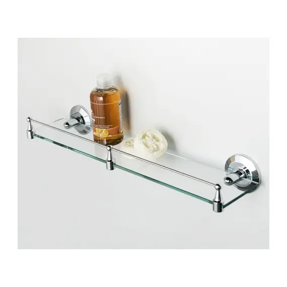 Полка стеклянная с бортиком WasserKRAFT Rhein K-6244, изображение 2